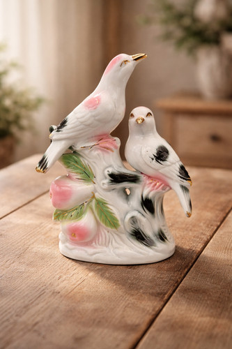 Statue couple oiseaux en - statue,
