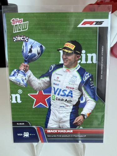 2025 topps now - f1, isack