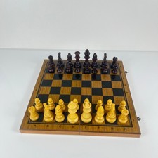 Jeu d’échecs de voyage bois