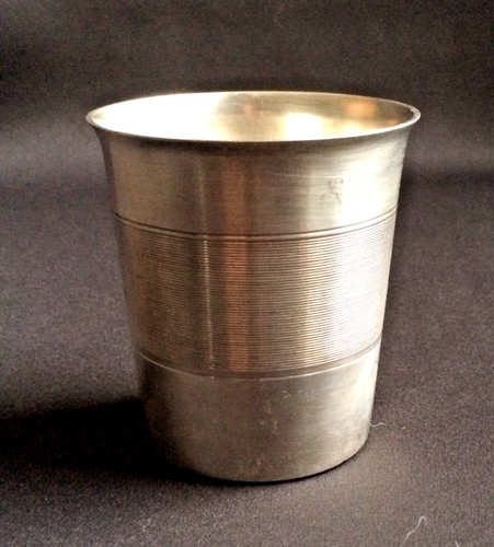 Timbale métal argenté - timbale,