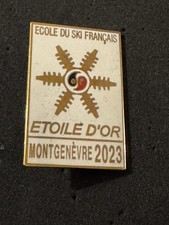 Pin’s Insigne Ski ESF Étoile D’Or Montgenevre 2023