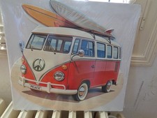 PLAQUE TOLE METAL COMBI ROUGE