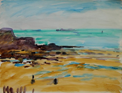 Robert savary aquarelle - -,