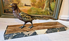 ART DECO STATUE FAISAN DORE