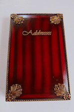 CARNET D' ADRESSE VINTAGE,RÉPERTOIRE TÉLÉPHONIQUE.