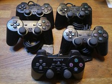 Lot 5 Manettes - Controller PS2 - Playstation 2 - Dualshock 2 Officiel