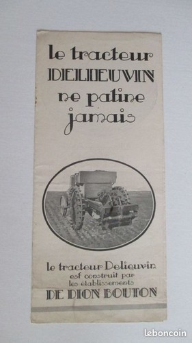 Rare prospectus tracteur - prospectus,
