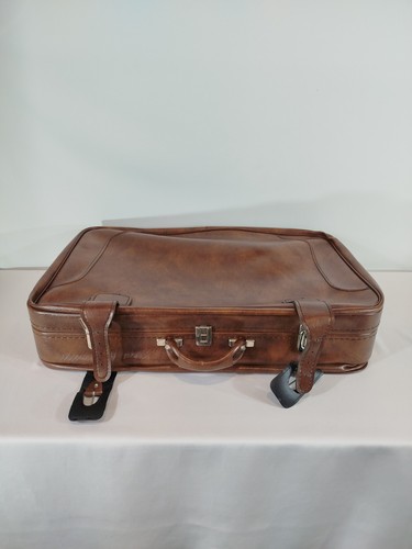 Valise vintage cuir 70x45cm - vintage,