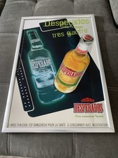 TRES RARE ANCIEN MIROIR DE BAR BIERE DESPERADOS