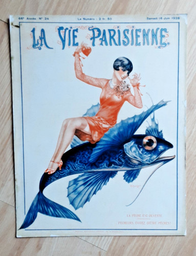 Poster vie parisienne - la,