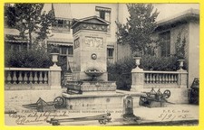 cpa 75 - PARIS La FONTAINE du MARCHÉ SAINT GERMAIN des PRÉS Brouettes DOS 1900