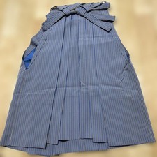 Hakama rayé bleu blanc