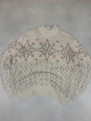 Pull maille vintage laine - maille,