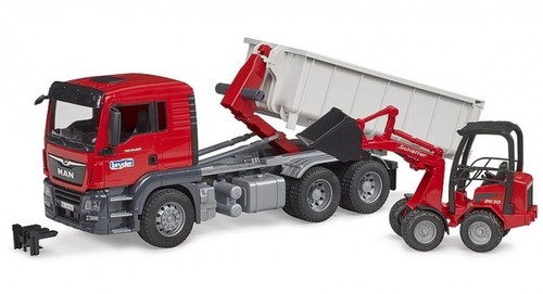 Bruder camion avec container - -,