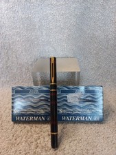 stylo plume waterman + 15 Cartouches D'encre Bleu Marque Waterman...1966