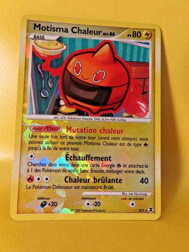 Carte pokémon motisma - carte,