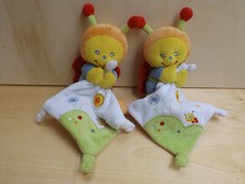 lot deux doudous coccinelles pommette