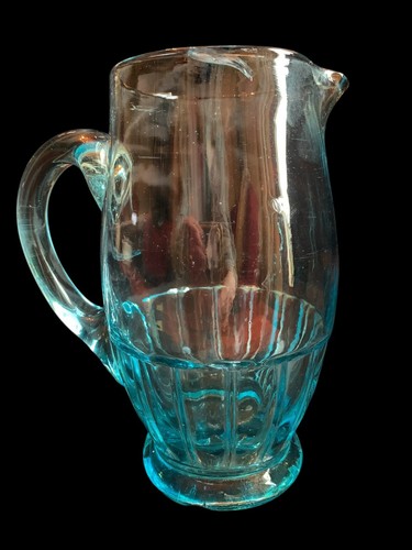 Pichet carafe bleu verre - pichet,