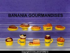 SERIE COMPLETE DE FEVES BANANIA GOURMANDISES 2023