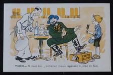 Carte postale publicitaire Crème Eclipse Marius illustrateur Edouard Bernard