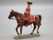 PLOMB  RARE FIGURINE DE PIERRE ALEXANDRE SUR CHEVAL BALLADA