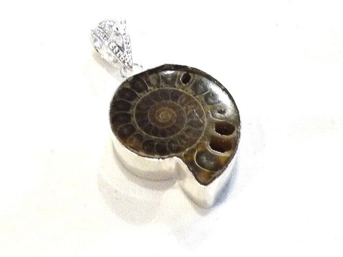 Bijou pendentif pierre - , fossile