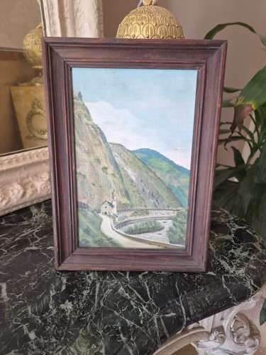 Tableau huile sur panneau - huile,