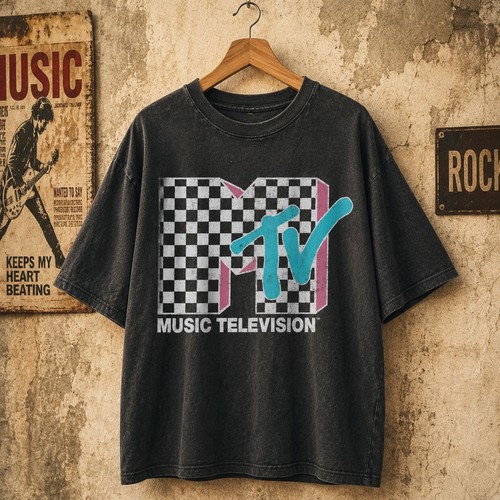 Shirt mtv vintage oversize - mtv,