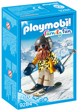 PLAYMOBIL -- 9284 -- SKIEUR AVEC SNOWBLADES -- BOITE NEUVE SCELLEE