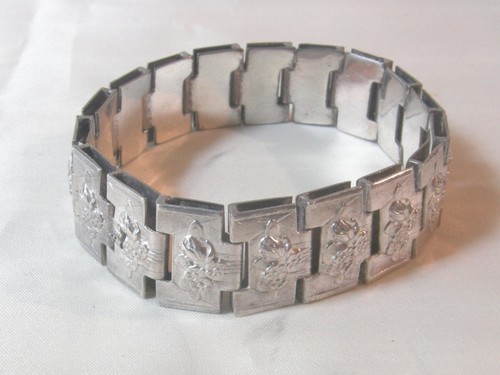 Grand bracelet plaque ancien - grand,