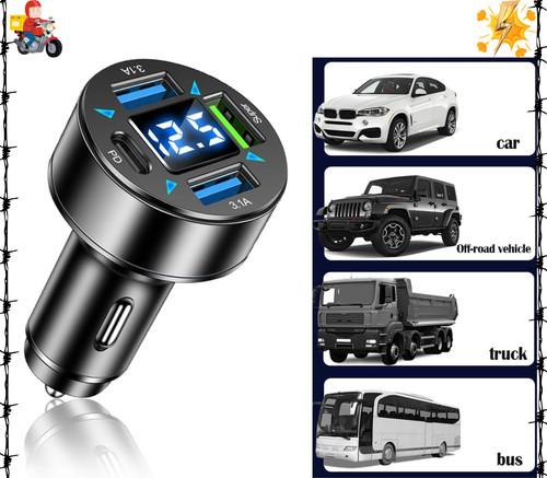 Port fast car charger with - fast,