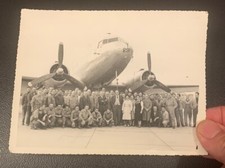 Photo Argentique Avion DC3 Dakota A.I.A Maison Blanche 1959