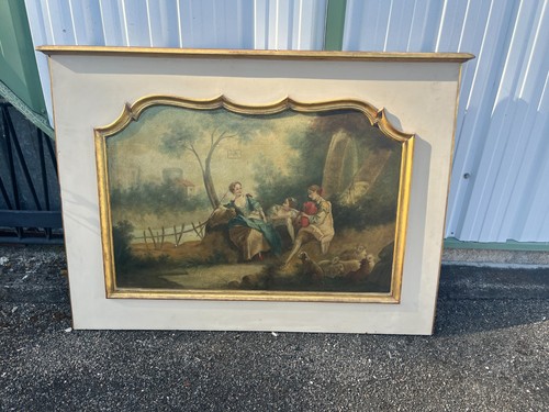 Ancien trumeau cheminée - ancien,