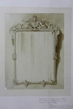 Jules BUFFET (XIX ) photographie et dédicace de 1884 d'un miroir de GAMBIER 