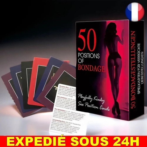 Jeu cartes 50 - de, positions