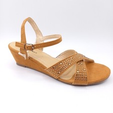 Sandales Nu Pieds Tongs Chaussures Shoes Femme Talon - 37 38 et 40 41 - Marron 