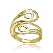 Bague Mode Ouverte Polie