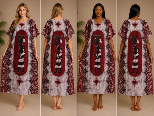 Boubou femme batik - boubou, wax