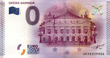 75009 L'Opéra Garnier, 2015, Billet Euro Souvenir