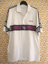 Polo Adidas Tennis années 80 Match Point Oldschool Jersey vintage - 3 / M