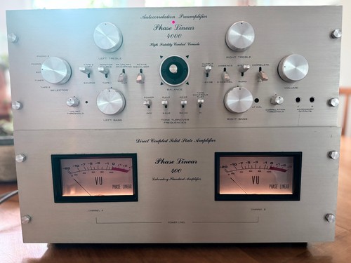 Phase linear 4000 - preamp, &
