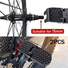 2 Pédales Arrière De Vélo, Accessoires De Cyclisme, Repose-pieds En Alliage
