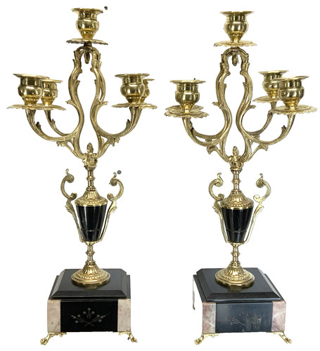 Paire anciens chandeliers - paire,