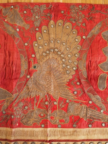 Broderie soie chinois antique - soie,