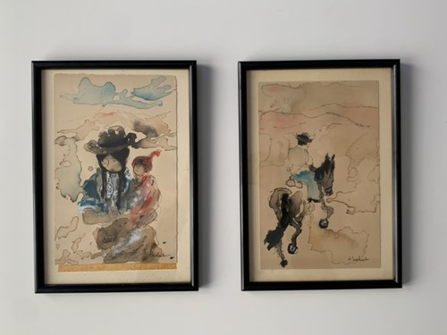 Diptyque aquarelles pur - diptyque, 2