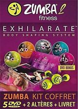 ZUMBA 2 - EXHILARATE-Coffret 5 DVD + 2 Haltères + 1 Livret - Version Française