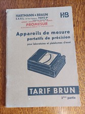 catalogue hartmann & braun H&B