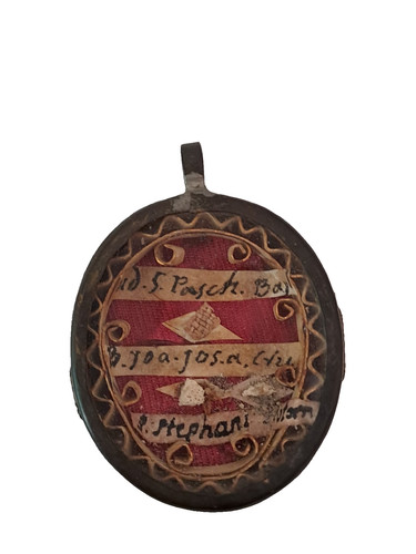 Ancien reliquaire laiton - ancien, en