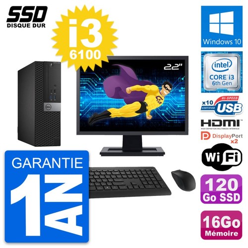 Dell 5040 sff ecran - pc,