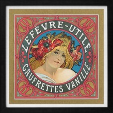 🚗🖼️ Affiche Vintage 40x40 cm –GAUFRETTES LU